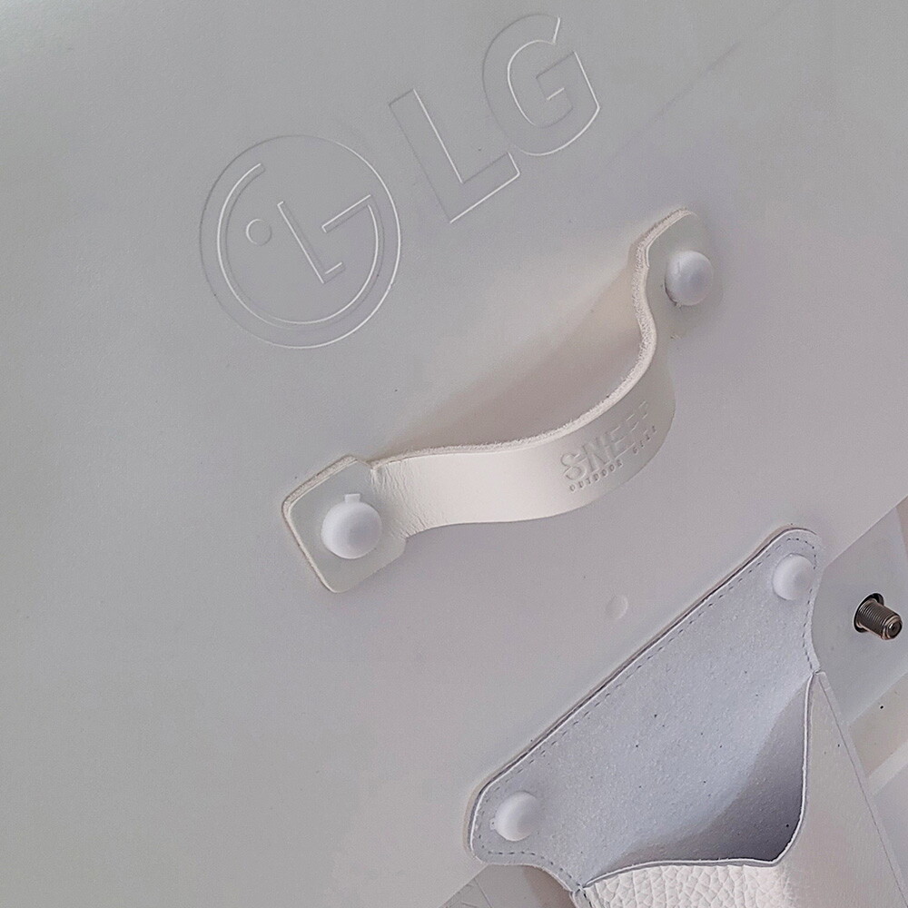 스네프 스네프 스네프 캠핑 LG룸앤티비 1세대 천연가죽 이동 손잡이