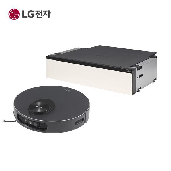 LG전자 [렌탈][렌탈]LG HOM-BOT AI 오브제컬렉션 RONi(로니) 히든스테이션 (흡입+스팀 물걸레) N95TWU/ 방문주기 12개월/6년 약정/등록&설치비 면제/72개월 의무사용