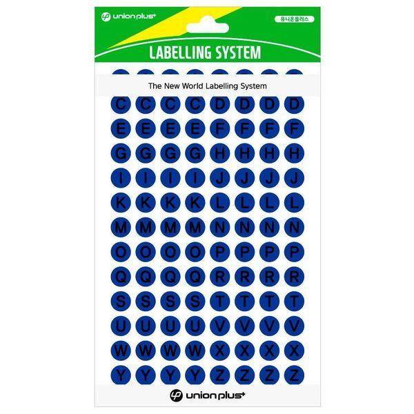 알티피아 [하프클럽/알티피아]8매입 스티커 9mm 블루 컬러스티커 원형스티커 벳