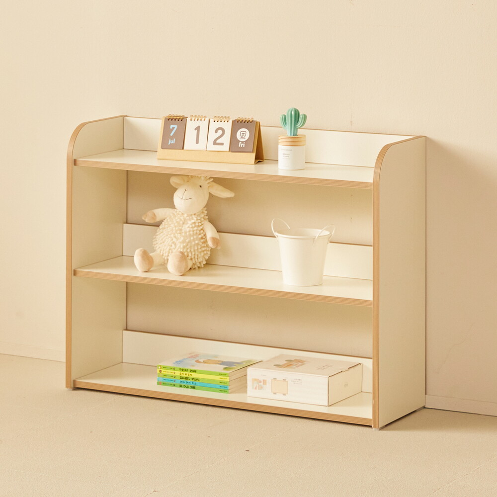 기타 오네뜨 3단 교구장 키즈 아동 책장 아이방 전면책장