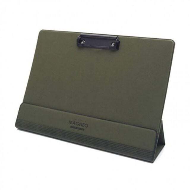 지오벤처스 무뽑기 오염방지 클립보드 튼튼한 A4 크기 대형 올리브