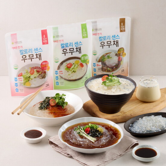 [알뜰총각][알뜰총각] 지리산 묵가 춘향골 묵 저칼로리 우무채 콩물/비빔/소바 6팩 세트