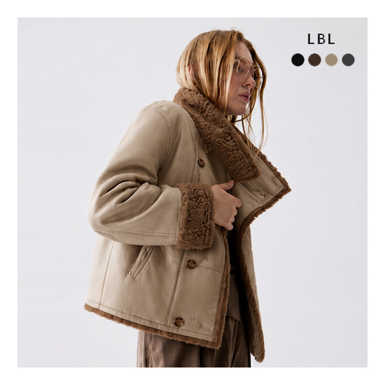 [LBL] ○26FW 호주산 양모100 FAUX 무스탕 자켓