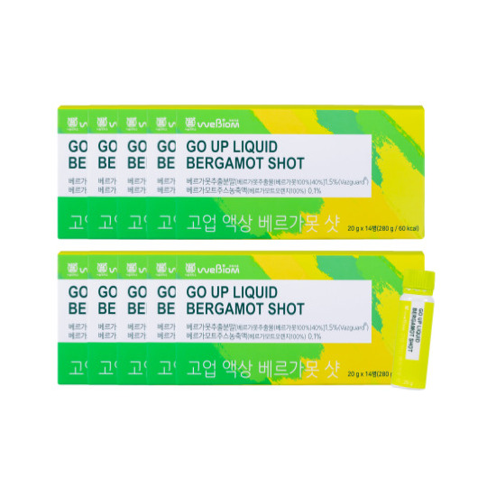 [위바이옴]☆10만원 SALE☆ [더블] 고업 액상 베르가못 샷 10박스