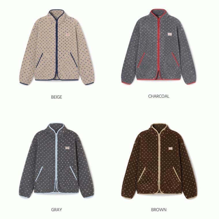상품 상세내용 참조 후아유 (패플) [후아유]후아유 도트패턴 플리스 점퍼 / Dot Pattern Fleece Jacket_A WHMZF4V61F