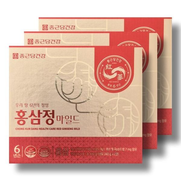 하프클럽(식품) [하프클럽/기타]종근당건강 홍삼정 마일드 240g 2병 3박스 /wb