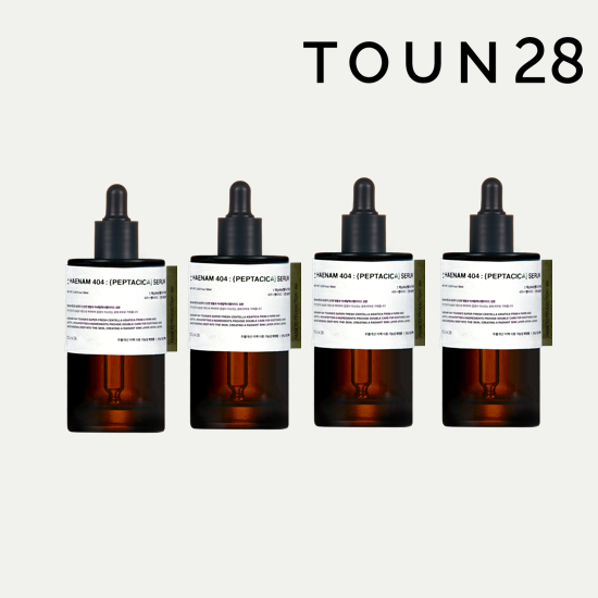 [톤28]★최초공개★ 톤28 해남404 펩타시카 무농약 해남 병풀 세럼 기본패키지 (60ml * 4병)