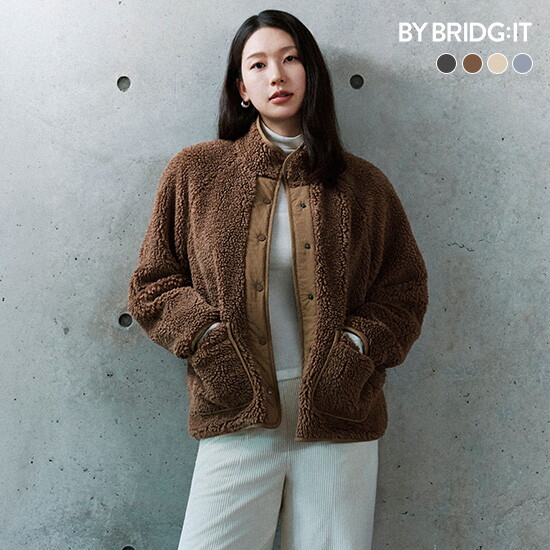 [바이브리짓] (런칭가 69,900원) 26FW 플러피 플리스 자켓 1+1(차콜+선택)