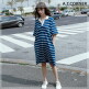 [파슨스](앳코너) 스트라이프 와플 드레스 3 colors (AEDR4B406)