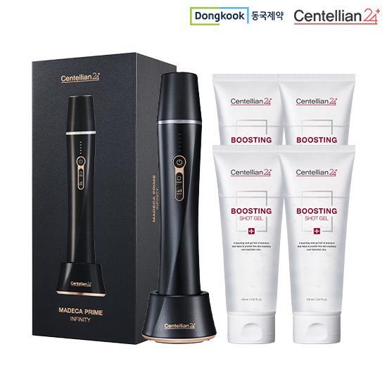 [센텔리안24][블랙에디션] 센텔리안24 마데카 프라임 인피니티 1대(블랙) + 샷젤 150ml 4개