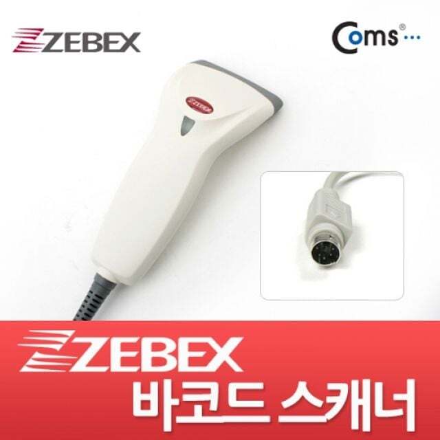 지오벤처스 Coms 바코드 스캐너 Z 3220 PS2용 화이트
