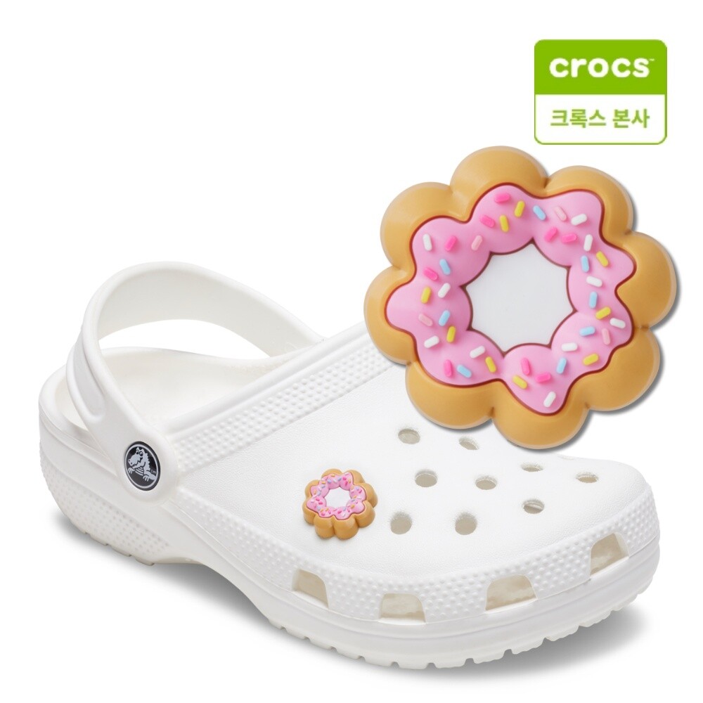 크록스 (크록스 본사)딸기 모찌 도넛 정품 지비츠™ 참 10013753