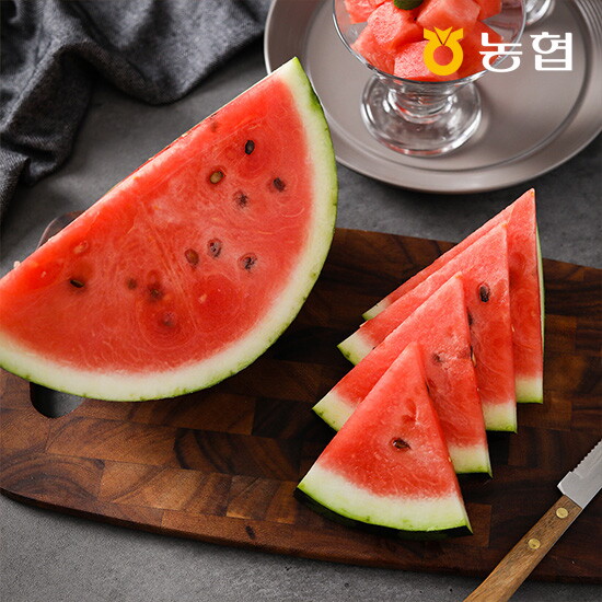 자연맛남 [자연맛남] 농협선별 꿀맛남 부여 수박 1통 (9kg이상)