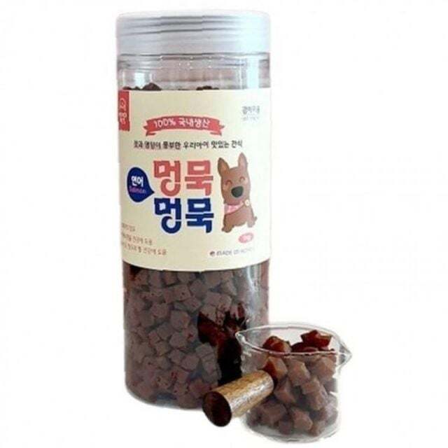 오너클랜 애견간식 져키 매일 한입 영양 소프트 트릿 애견 간식 연어