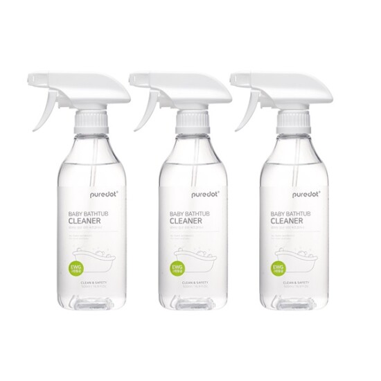 [퓨어닷][퓨어닷] 아기 욕조클리너 세정제 2+1세트 500ml