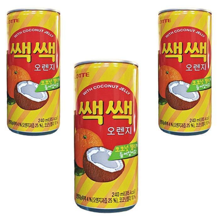 롯데 [롯데][롯데] 무료배송 롯데 쌕쌕오렌지 240ml 30캔 (10564717)