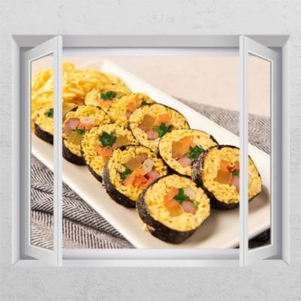 교보문고 꾸밈 pd230-키토김밥 창문그림액자