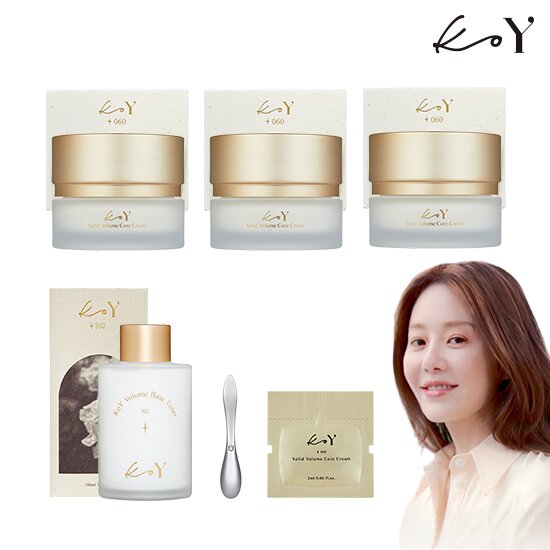 [고현정의 KoY] 단백질 코어 크림 (크림 50ml*3, 토너 100ml*1, 쥬얼 마사지볼)