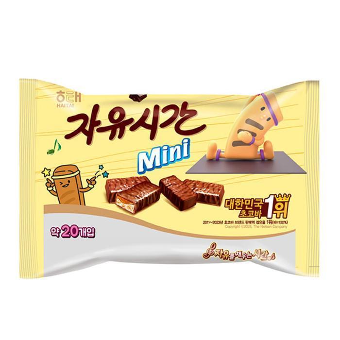 셀러허브 식품 [해태] 해태제과 자유시간 미니 200g 12개