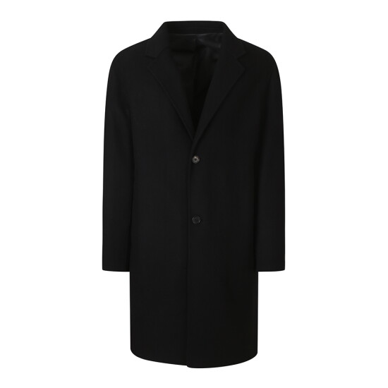[지이크]F/W 프리미엄 블랙 및 혼방 캐미시어 핸드메이드 싱글롱코트 JH7016