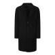 [지이크]F/W 프리미엄 블랙 및 혼방 캐미시어 핸드메이드 싱글롱코트 JH7016