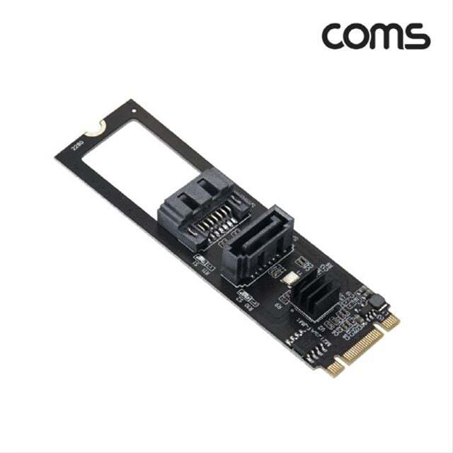 에이치플러스몰 M.2 NVME M Key B M Key to 듀얼 SATA 컨버터 2Port