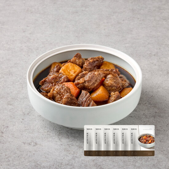 [삼원가든]삼원가든 뼈없는 갈비찜 600g * 6팩