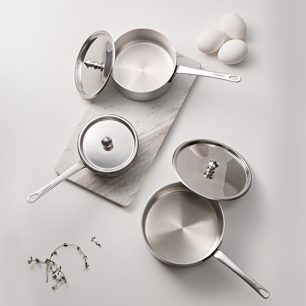 알텐바흐 알텐바흐 미니티 바닥5중 편수 냄비 소스팬 3종세트(10cm+12cm+14cm)