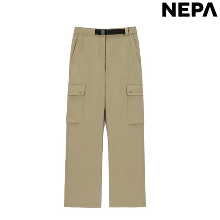 상세참조 네파 여성 여름 코튼 라이크 아웃도어 일상 세미와이드 등산팬츠 7L41667