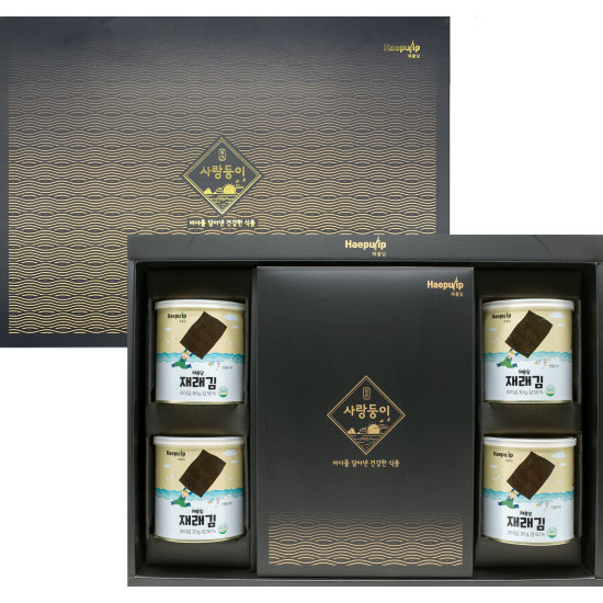 해풀잎 양명 사랑둥이 선물세트 1호(재래김전장20g*6ea +캔재래김30g*4ea)
