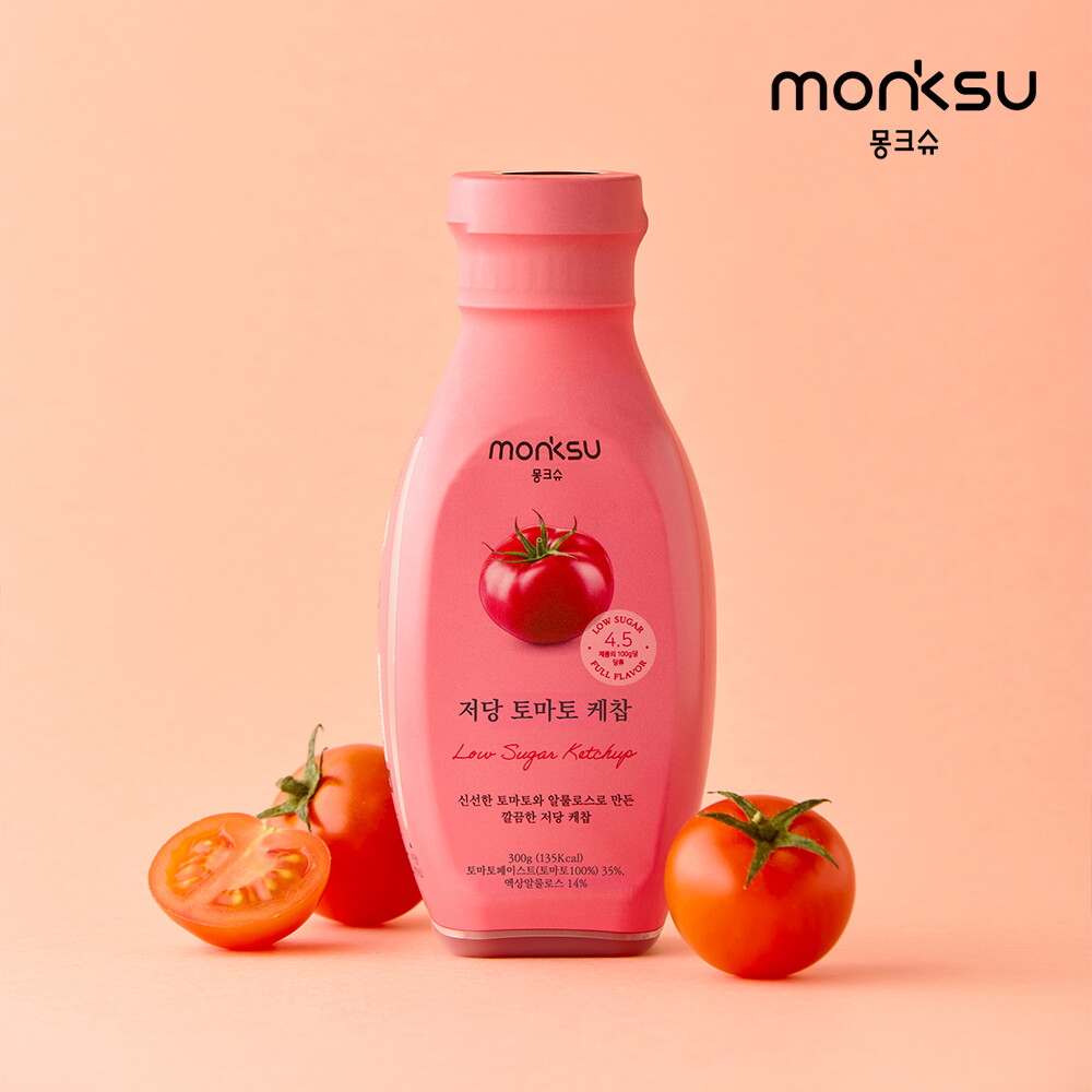 몽크슈 [몽크슈] 저당 저칼로리 토마토케찹 300g