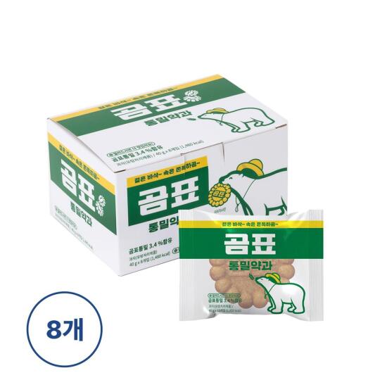 [곰표]곰표 통밀약과 (40Gx8EA)x8개