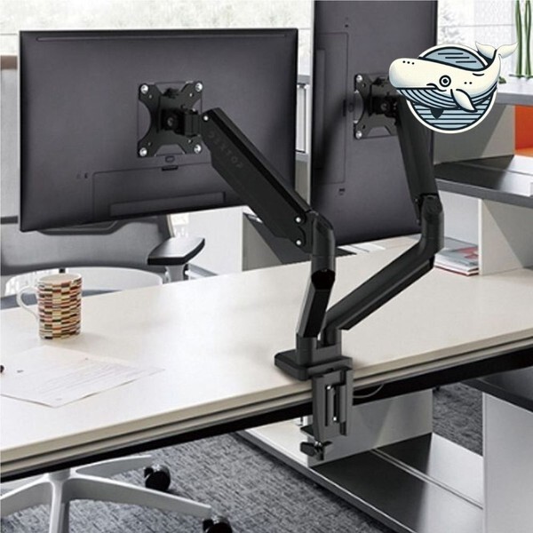 알티피아 알티피아 [하프클럽/알티피아]조정 가능한 듀얼 모니터암 스탠드 작업 편리한