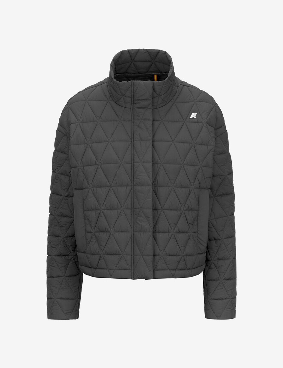 까웨 까웨 여성 사브리나 다이아몬드 퀄티드 웜 패딩 / 다크카키 Y256EWD110_DK