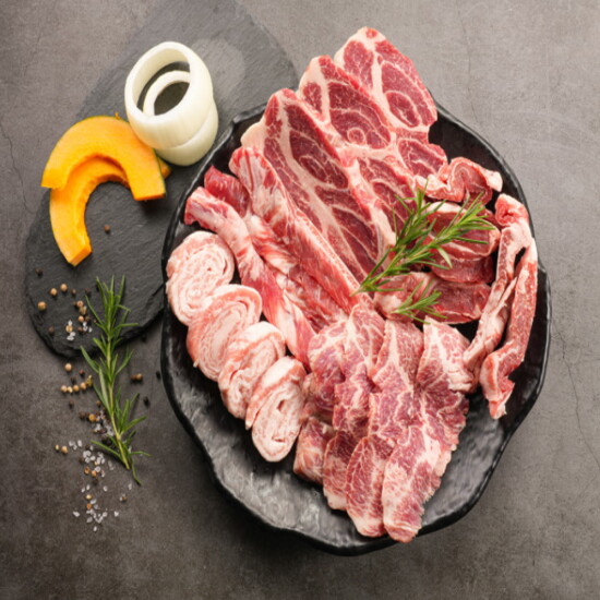 [스테이커스]이베리코 3종 선물세트 1kg(꽃살250gx2+목살250g+치마살250g)