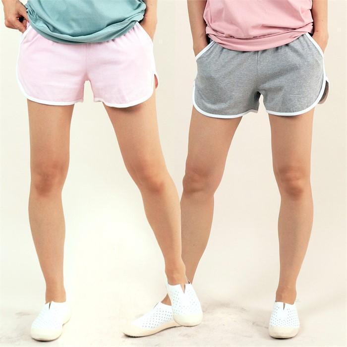 강물처럼/해당없음 강물처럼 [강물처럼]빅사이즈 여성 베이비3부배색반바지 WX60B00 큰옷 (6612262A)