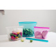 [델리원]★인기★ 플래티늄 스탠딩 밀폐 실리콘백 10종 (3L*1+2L*3+1.2L*3+800ml*3)