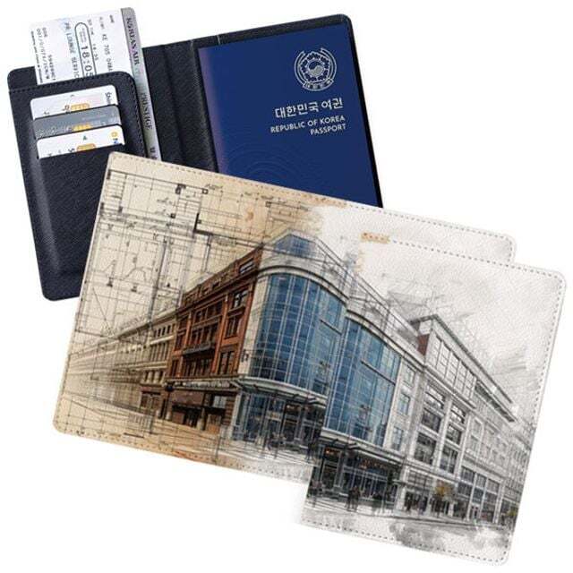 지오벤처스 여권 보호 수납 케이스_건축랜더링