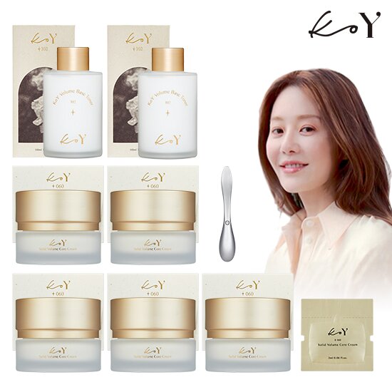 [고현정의 KoY][매니아구성] 단백질 코어 크림 (크림 50ml*5, 토너 100ml*2, 쥬얼 마사지볼)