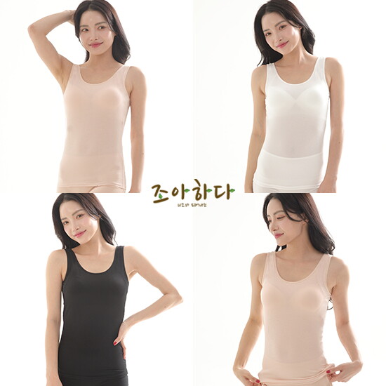[조아하다(하프)]조아하다, 인견 브라탑_런닝형 4종