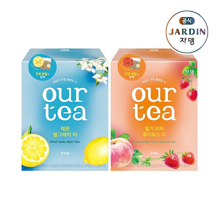 쟈뎅 [쟈뎅] 아워티 딸기 피치 8P + 레몬 얼그레이 8p