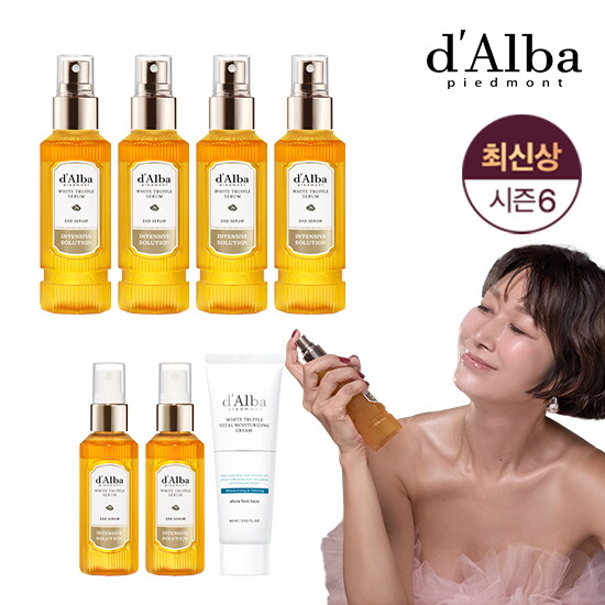[달바(화장품)]달바 최신상 화이트트러플 엑소 세럼 6통+바이탈크림