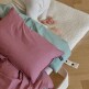 [콤마씨]실키코튼 투톤 낮잠베개+베개솜 (4color)