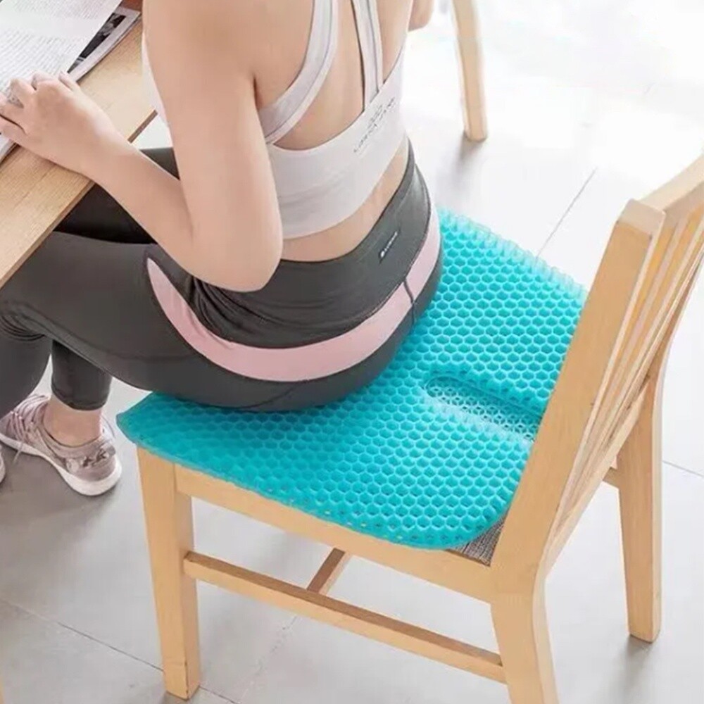 갓샵 쿨 쿨링 벌집 통풍 방석 젤 쿠션 대형 [쿨젤 실리콘 젤리 여름 아이스 시원한 차량용 사무실 기능성 매트]
