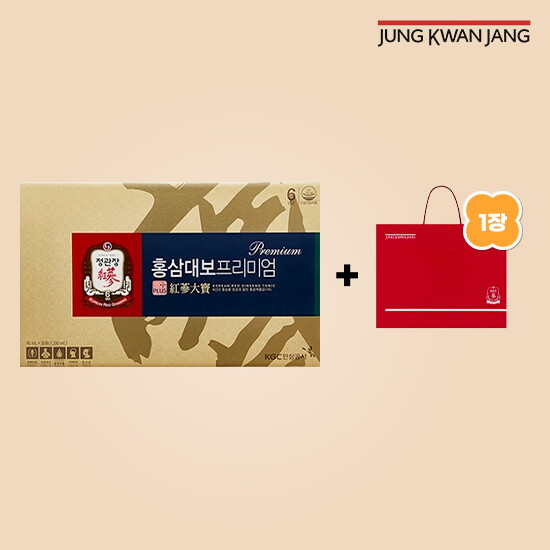 [정관장][정관장] 홍삼대보 프리미엄 (40ml x 30포) 1박스 + 쇼핑백 1장