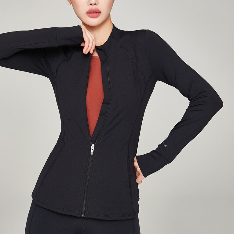 제인코트(스포츠) 어바웃 집업재킷 UNA3802-BK