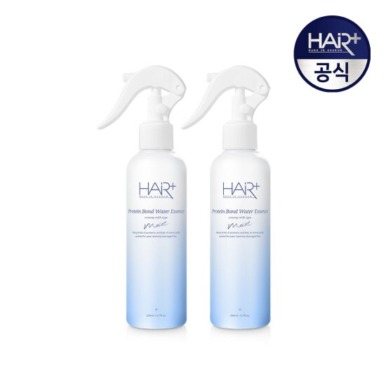 [헤어플러스]단백질 본드 모이스트 워터 에센스 헤어 미스트 200ml X2개 / 노워시 트리트먼트