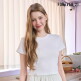 [(포에버21)][FOREVER21] 25SS 크롭 반팔티셔츠 4컬러 택1 B