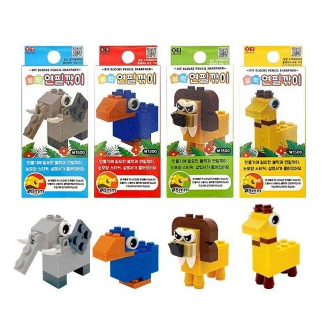 지오벤처스 아이연필깎이 귀여운 동물 캐릭터 연필깎기 기프티콘