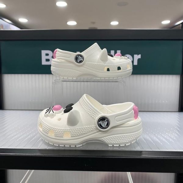 크록스 [하프클럽/크록스]아이 엠 화이트 캣 클로그 210015-1NG